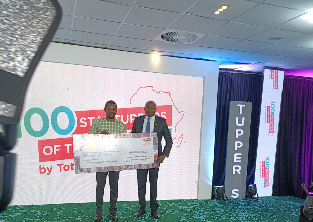 Farm Estates Ltd is thrilled to announce that our CEO, Ernest Larmie, was awarded Best Entrepreneur of the Year in the Innov'Up category at the TotalEnergies Startupper of the Year 2024 Challenge.