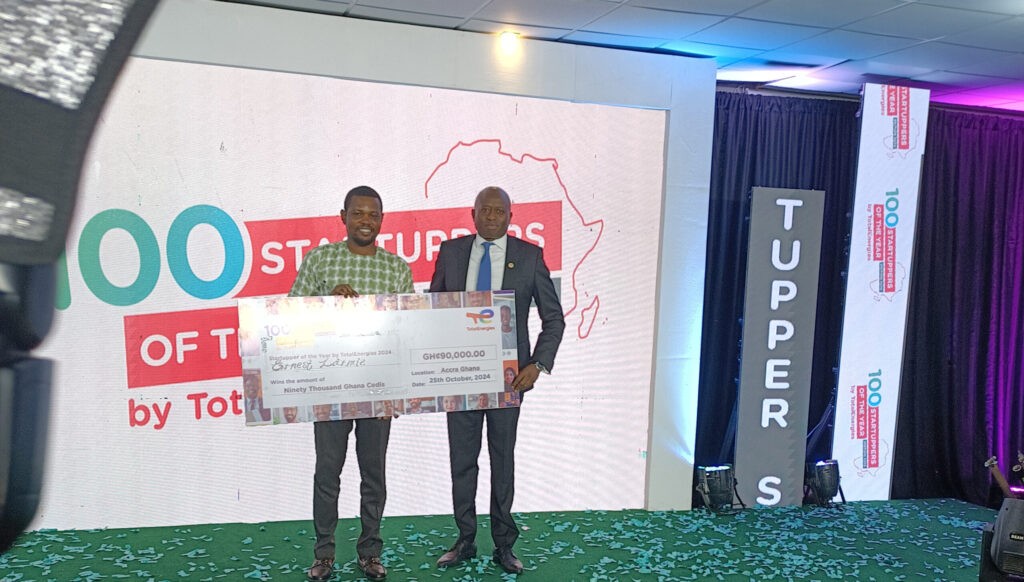 Farm Estates Ltd is thrilled to announce that our CEO, Ernest Larmie, was awarded Best Entrepreneur of the Year in the Innov'Up category at the TotalEnergies Startupper of the Year 2024 Challenge.